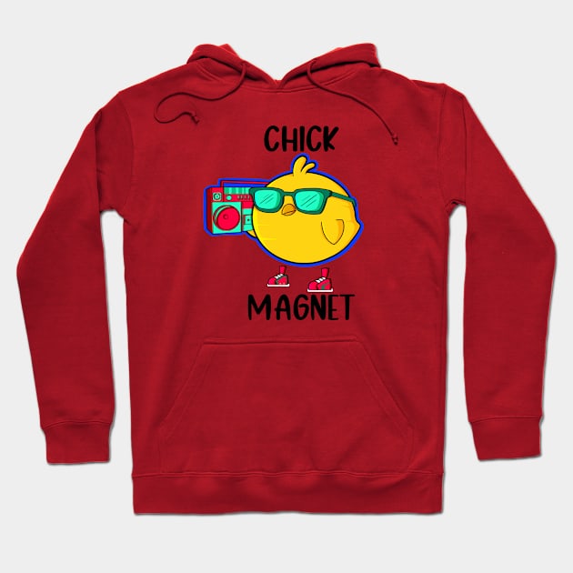 Chick Magnet Hoodie by Art by Nabes